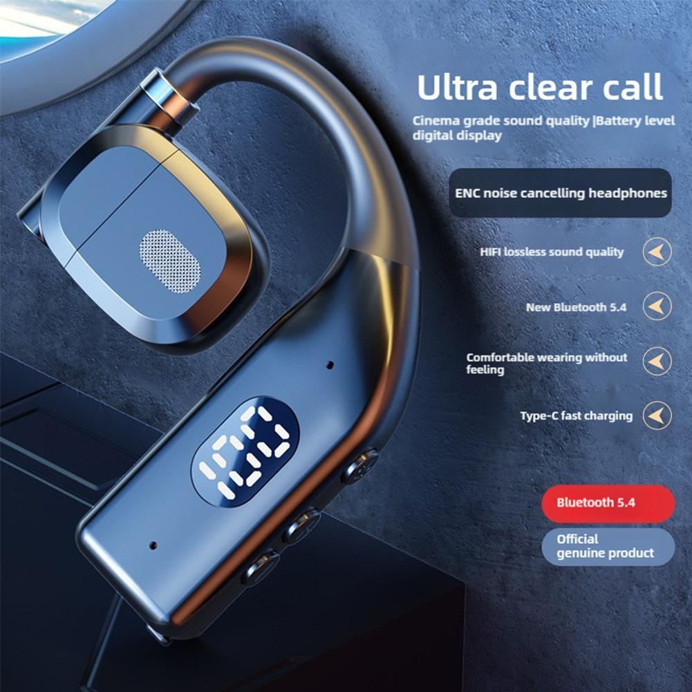 Bone Conduction Running Headphones - سماعات أذن لاسلكية بتقنية البلوتوث مع