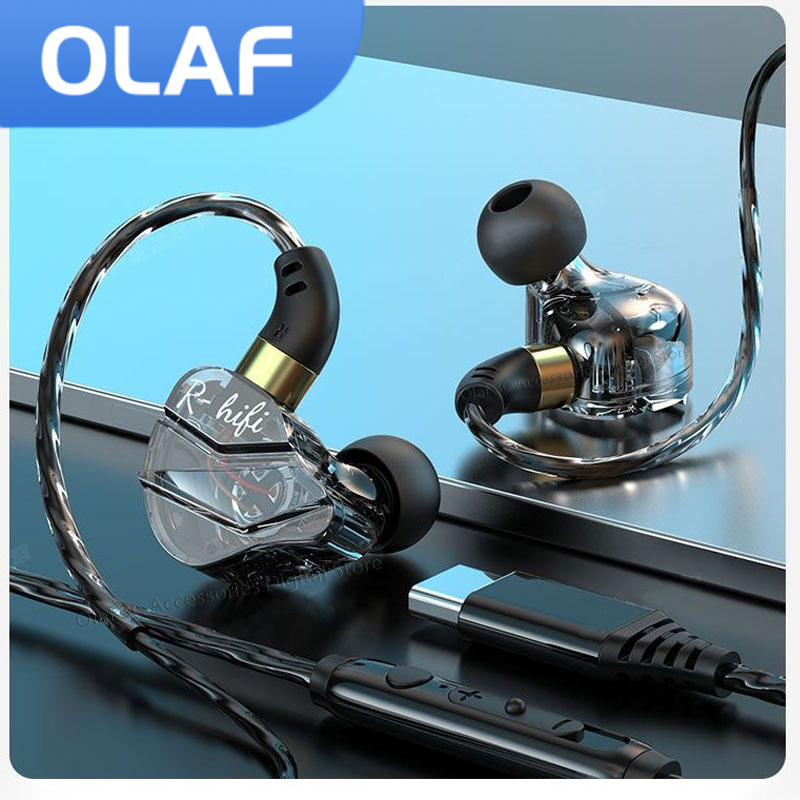 In Ear Monitors For Singers - OLAF HiFi نوع C سماعات الألعاب