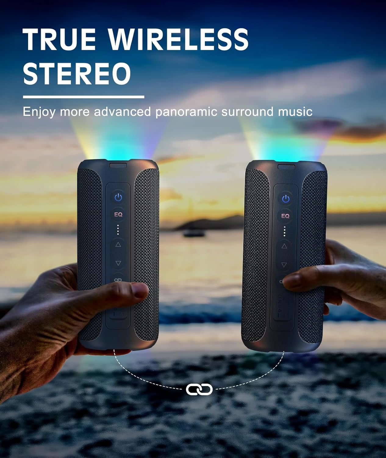 Ortizan-مكبر صوت لاسلكي بلوتوث - مراجعة Portable Bluetooth Speaker Waterproof Ipx7 وسعره