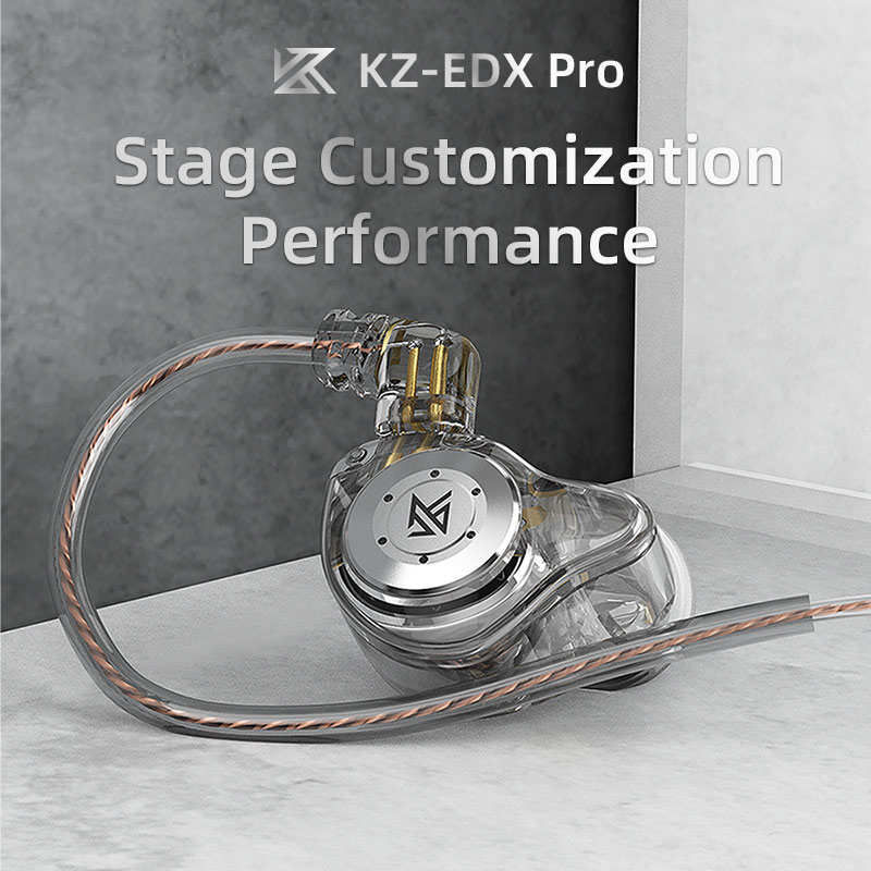 KZ EDX pro Fones de ouvido Bas - مراجعة In Ear Monitors For Singers وسعره