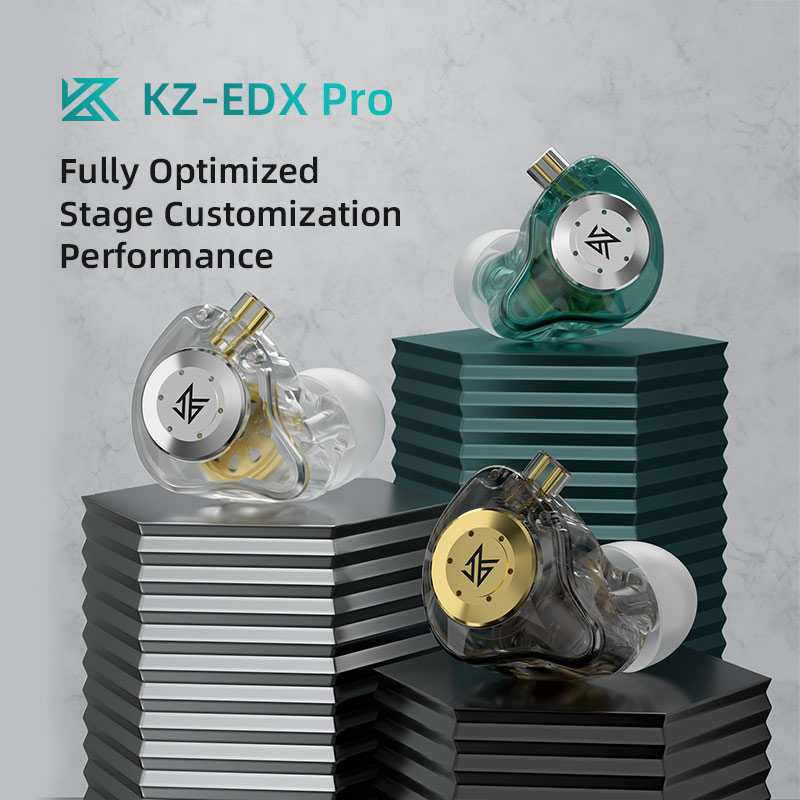 KZ EDX pro Fones de ouvido Bas - مراجعة In Ear Monitors For Singers وسعره
