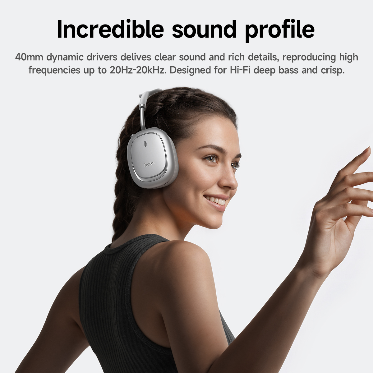 سماعات رأس لاسلكية كبيرة بتقني - مراجعة Anc Wireless Over Ear Headphones وسعره