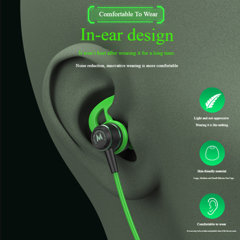 سماعات ألعاب هاي فاي داخل الأذ - مراجعة Type C Wired Earphones With Mic وسعره