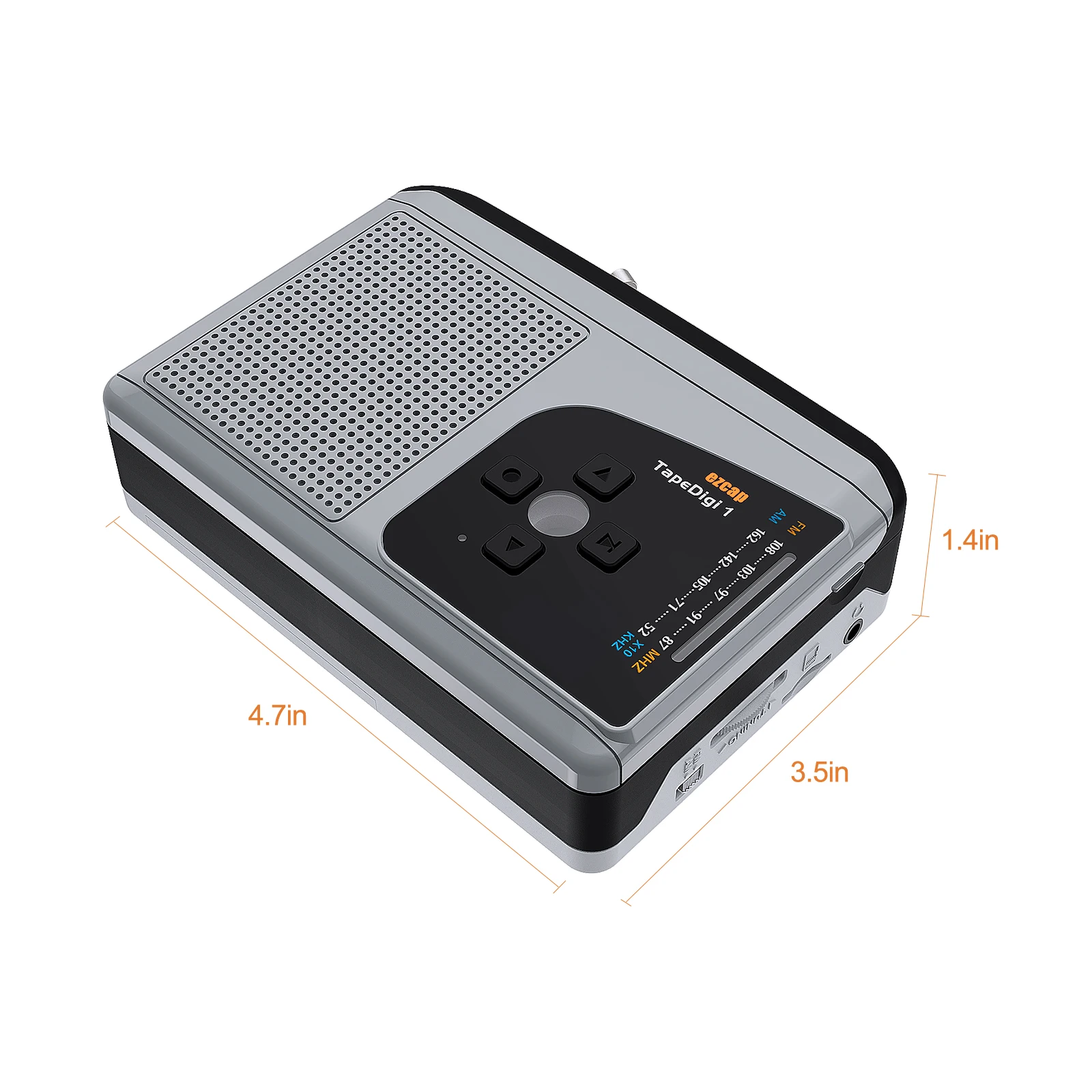 مشغل شرائط كاسيت محمول مع رادي - مراجعة Speakers وسعره