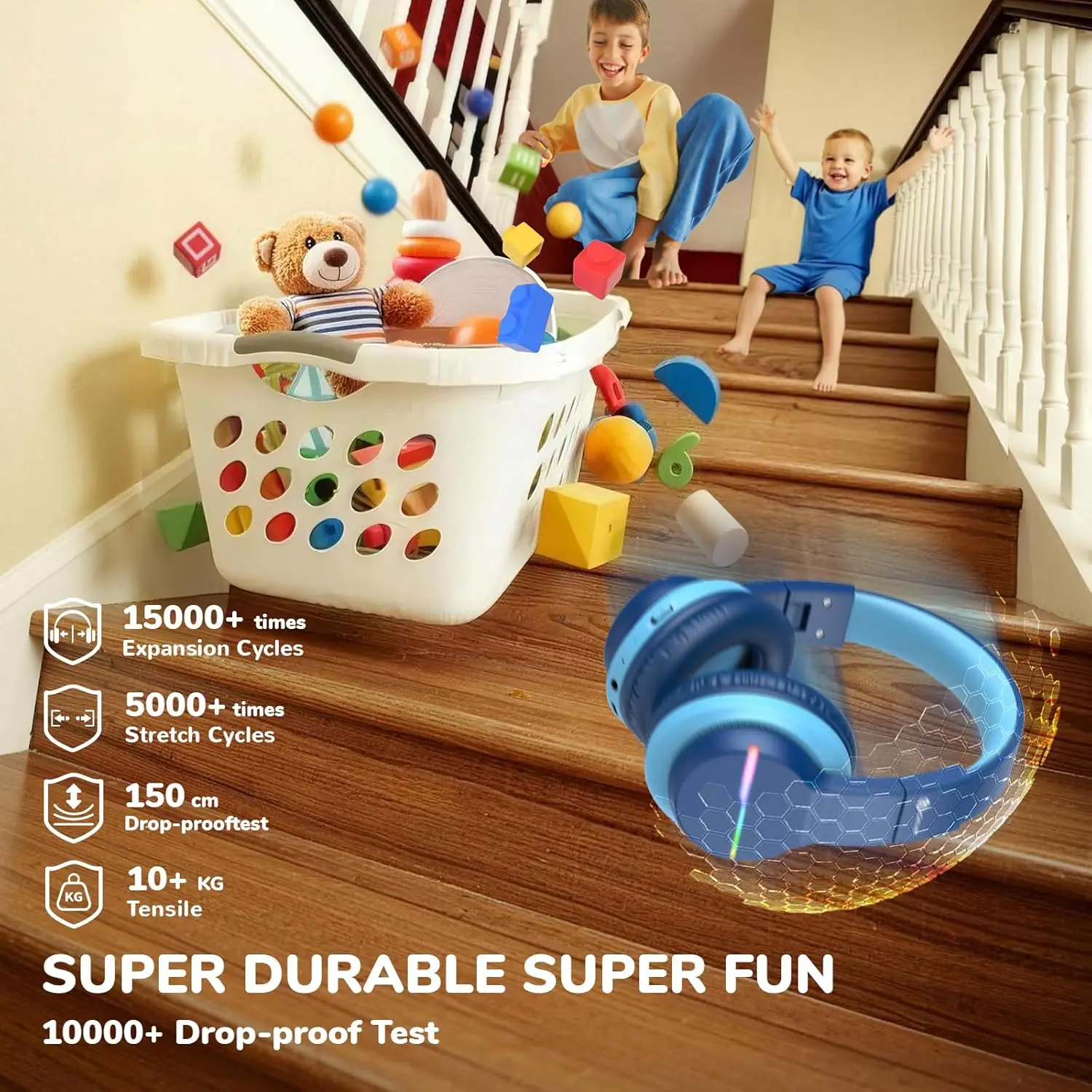 سماعات رأس بلوتوث للأطفال iCle - مراجعة Anc Wireless Over Ear Headphones وسعره