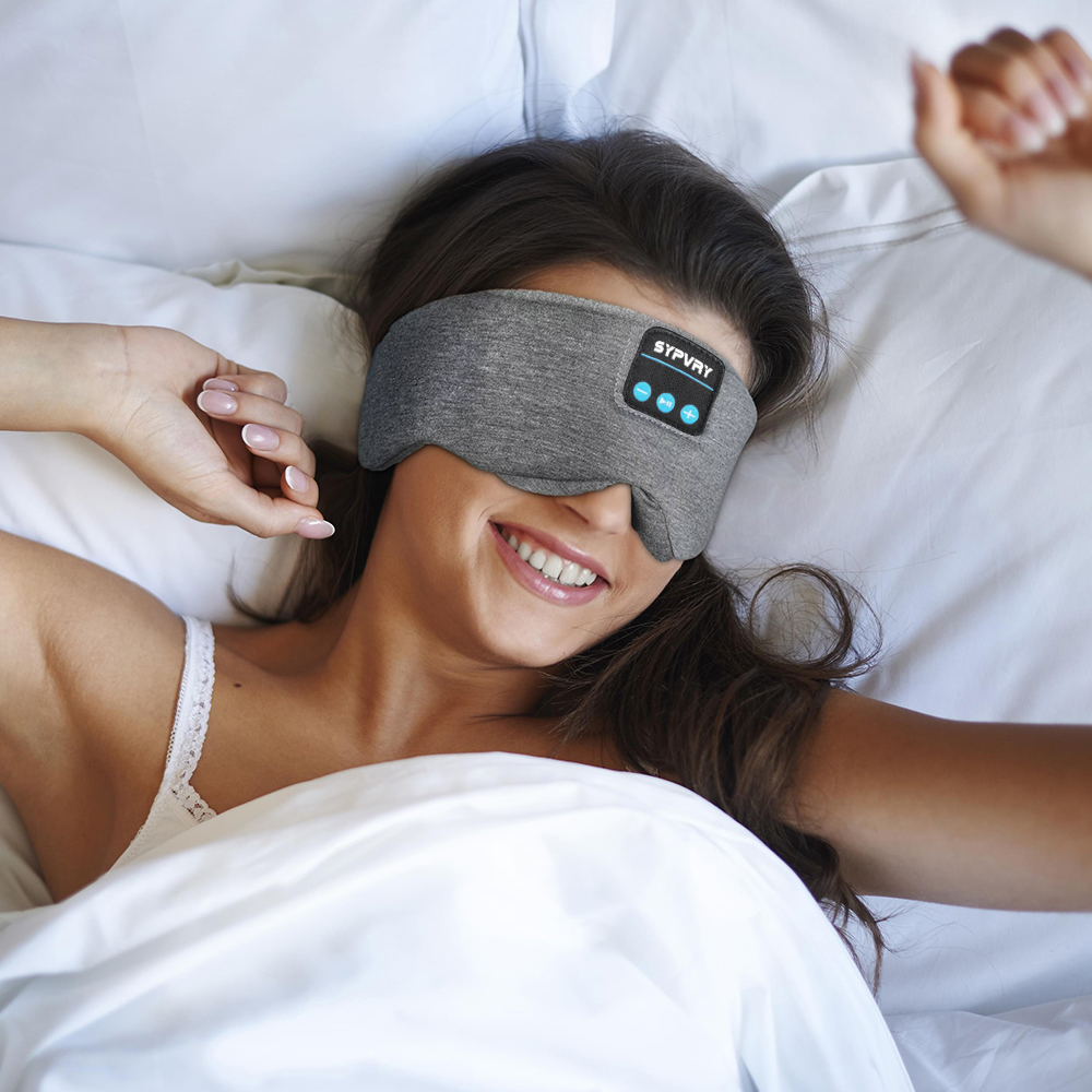 قناع نوم لاسلكي بالبلوتوث للرج - مراجعة Sleep Mask Headphones Bluetooth وسعره