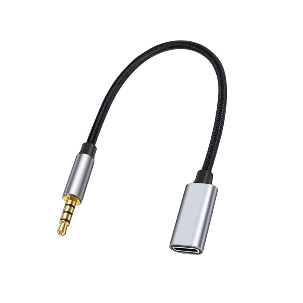 3.5 مللي متر ذكر إلى Type-C Au - مراجعة Type C Wired Earphones With Mic وسعره