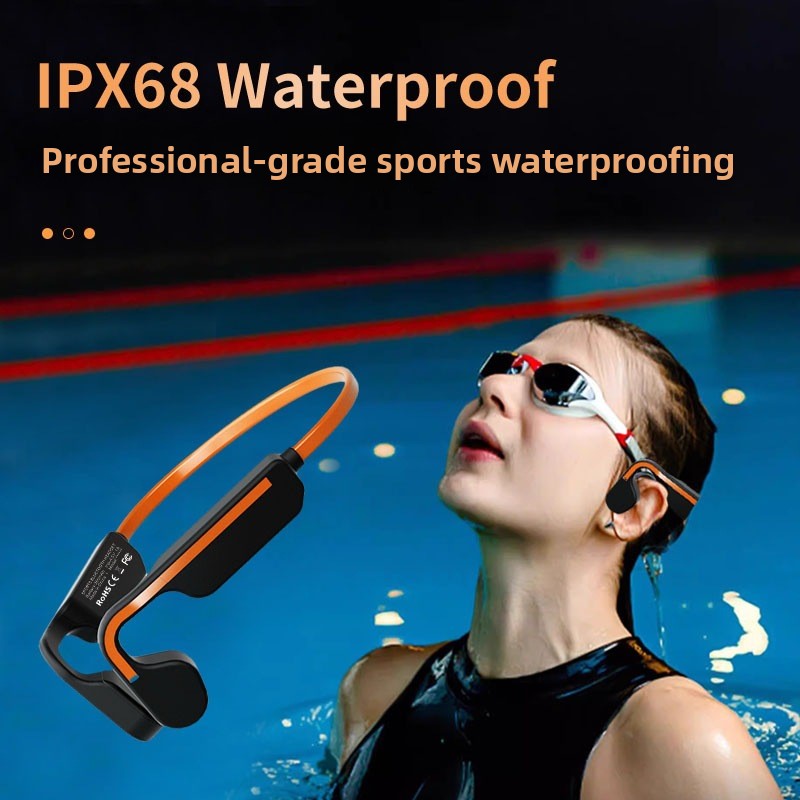 سماعات أذن لاسلكية رياضية بتقن - مراجعة Bone Conduction Running Headphones وسعره